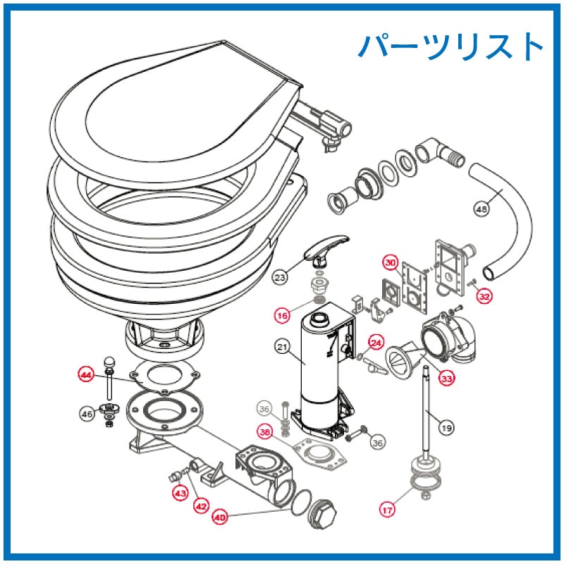 TMC 手動トイレ用サービスキット TMC-00032