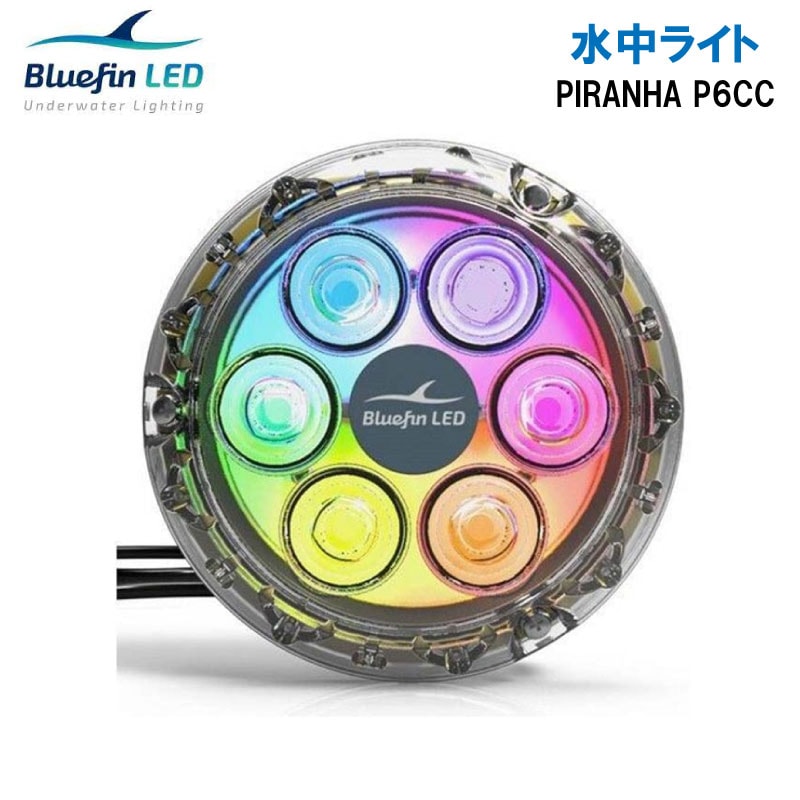 Bluefin LED Piranha P6 CC カラーチェンジ 水中ライト
