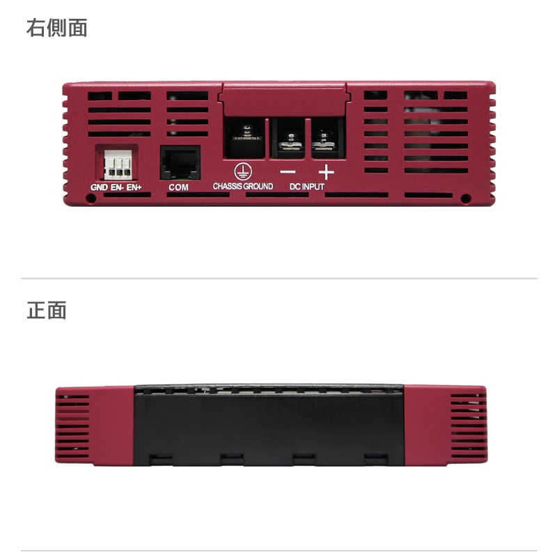 右側面 正面