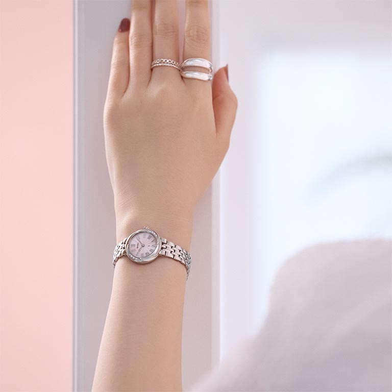 定価11万 SEIKO ルキア lk ダイヤベゼル シェル文字盤 クロコダイル SEIKO LUKIA セイコー ルキア Grow SSWA001 【通常】｜nihonchokuhan