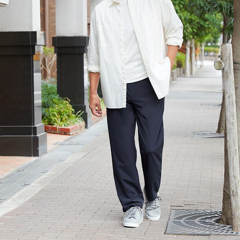 メンズ涼感らくらくパンツ 2色組 【通常】｜nihonchokuhan(日本直販