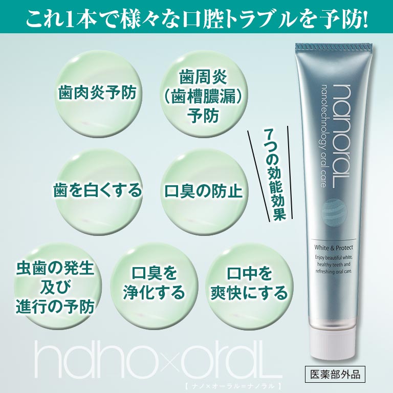 ナノラル薬用ホワイトプロテクト 90g 【通常】｜nihonchokuhan(日本