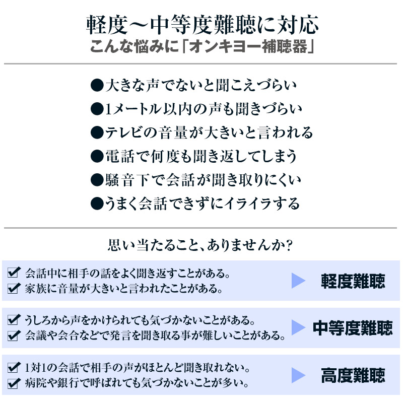 オンキヨー補聴器（空気電池付き）（OHS-D21）