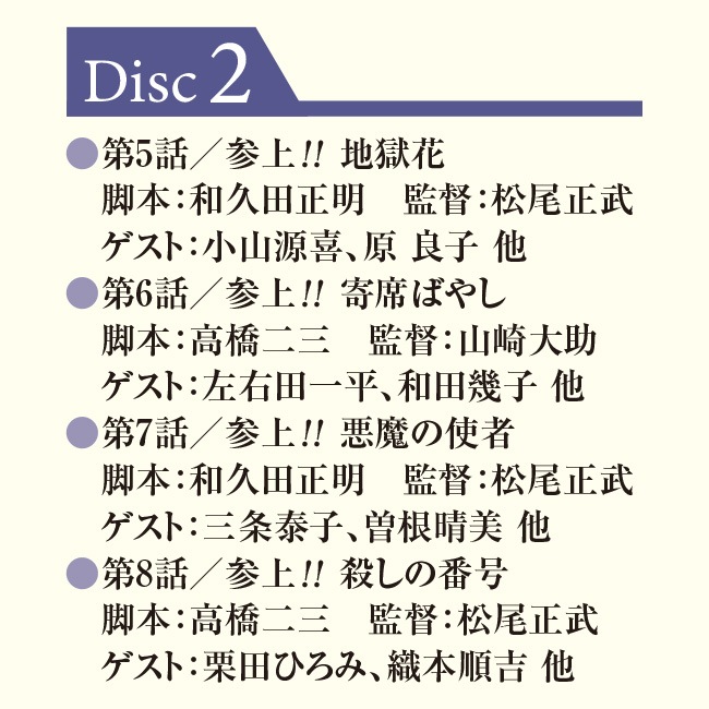 田村正和第101集 若さま侍捕物帳 コレクターズDVD＜HDリマスター版＞【通常】｜新聞・カタログ通販「悠遊ショップ」