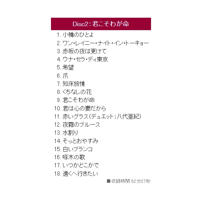 石原裕次郎カバーソング・コレクション 【通常】｜新聞・カタログ通販