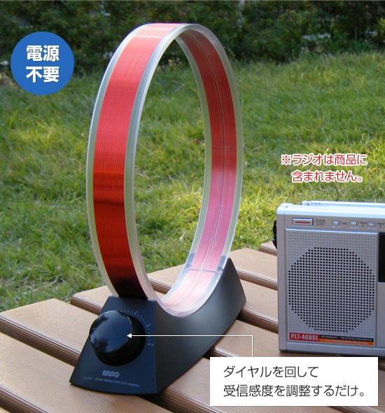 楽天市場 Am増強アンテナ O10 292z ラジオ 電波 感度 送料無料 ラジオアンテナ Amラジオ Am電波 アンテナ 高感度 感度を上げる 受信 感度 聞こえやすくする 電磁誘導型 コードレス 電源不要 悠遊ショップ