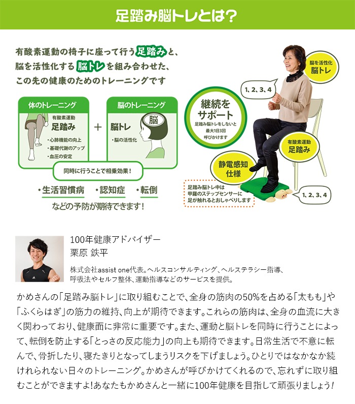 けんこうパートナー いっしょに脳トレ 足踏みかめさん 新聞 カタログ通販 悠遊ショップ