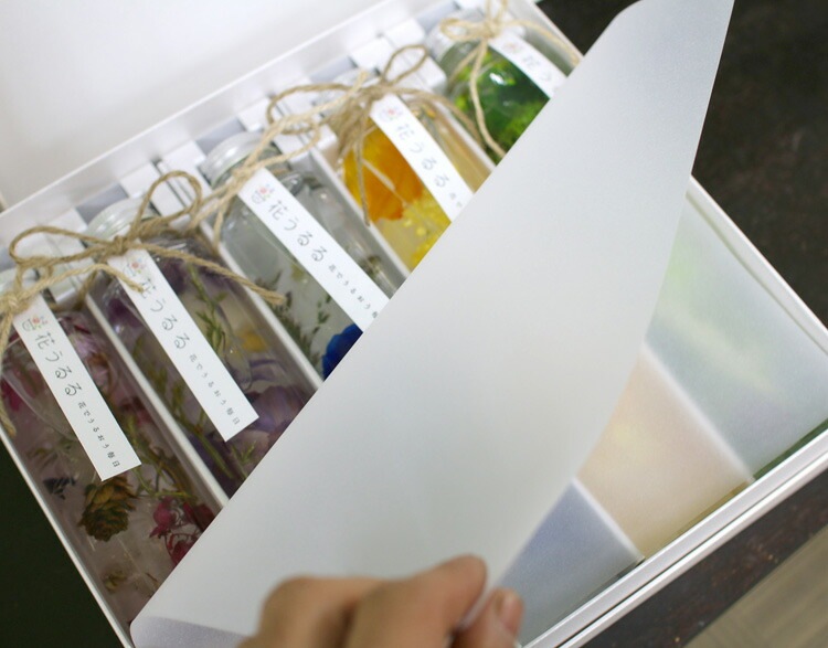 即日発送OK／プレゼント 【高級ギフトボックス入り5本セット】花うるる