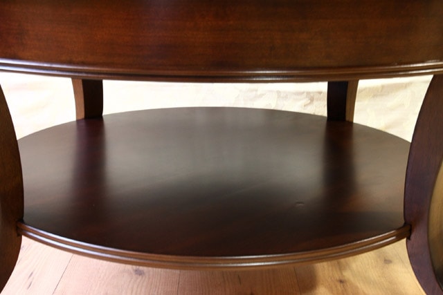 ローテーブル 木製 テーブル センターテーブル 丸 丸テーブル おしゃれ リビング 円形 丸型 ブラウン 茶 アンティーク アンティーク調