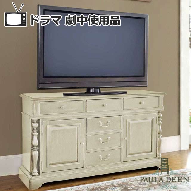 コンフィデンスマンJP 劇中使用品】 テレビ台 テレビボード 白