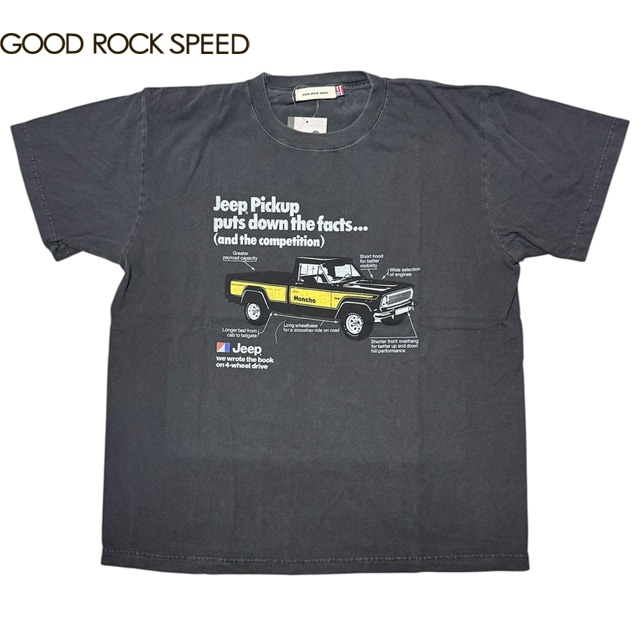 東京都板橋区中板橋 GOOD ROCK SPEED グッドロックスピード グラフィック プリントTシャツ 半袖 ジープ Jeep ピックアップ Pickup Graphic T-Shirt 車 アウトドア セレクトショップ