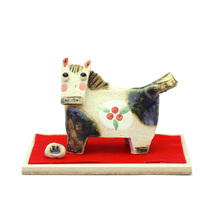 2026年 干支 花絵馬 桐板付 | 干支（2026年は うま年） | うつわのお店