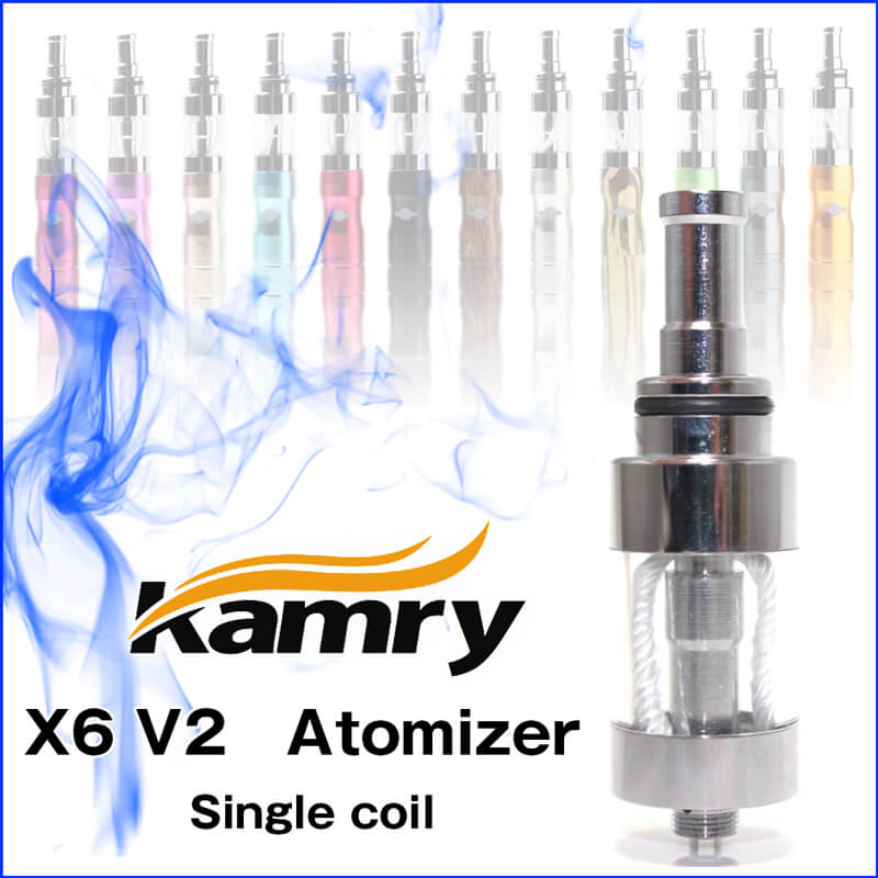 Kamry X6用 交換アトマイザー 2 2ml 電子タバコ リキッドタンク