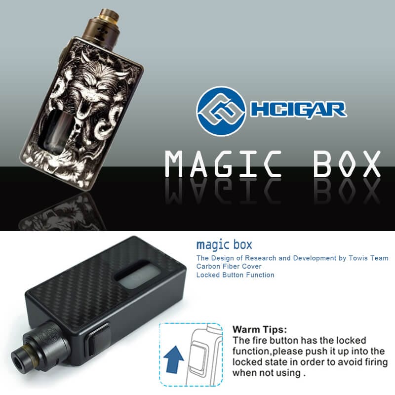HCigar Towis Magic Box with MAZE V1.1 RDA スコンカーキット