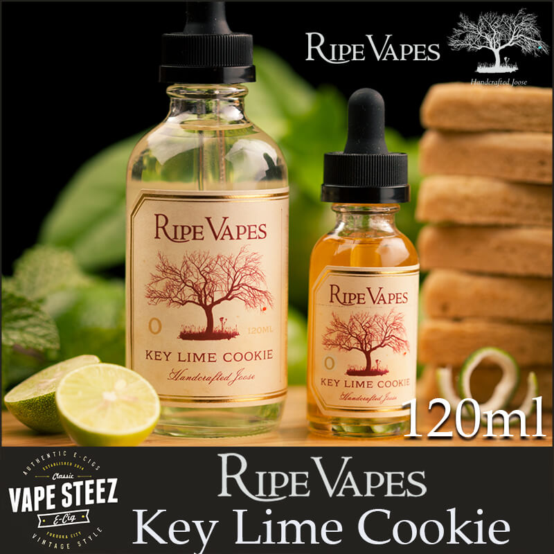 電子タバコ リキッド Ripe Vapes - Key Lime Cookie 120ml [ Made in USA ]-VAPE STEEZ -  ONLINE SHOP -