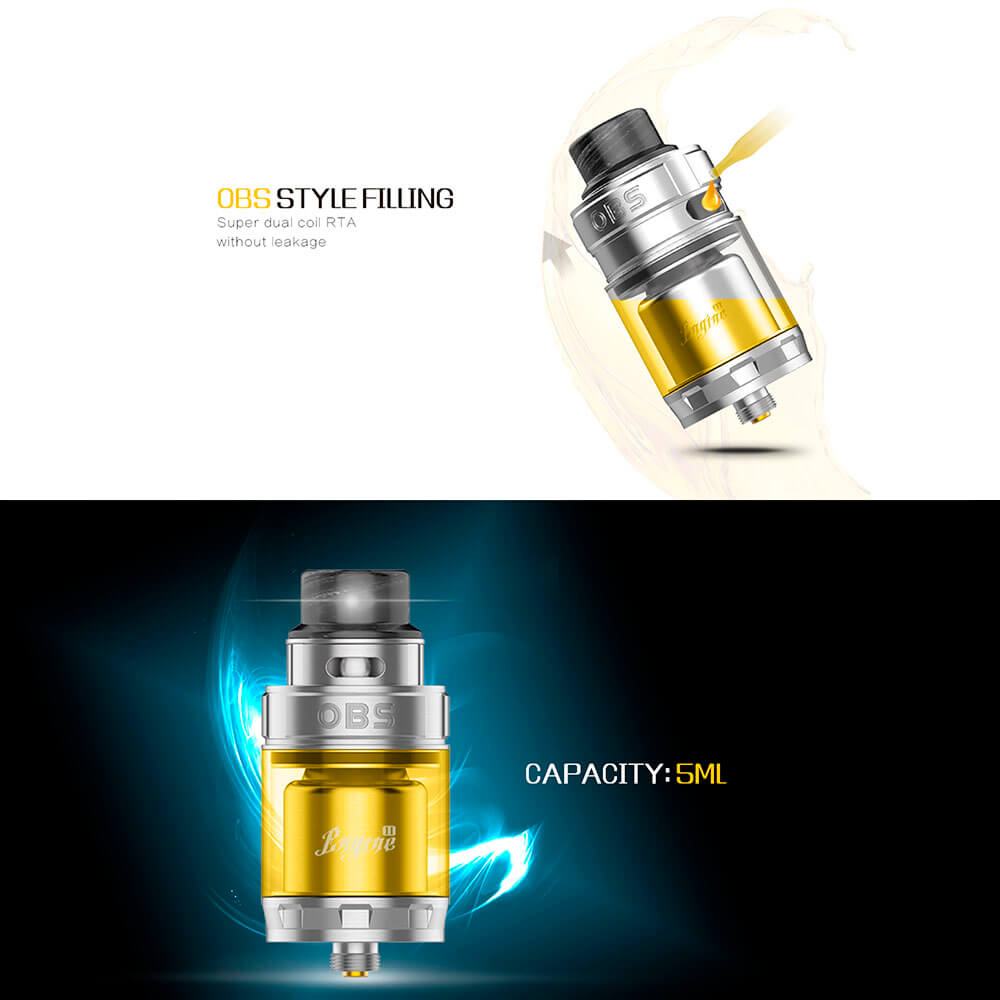 Obs Engine 2 Rta 26mm トップエアフロー デュアルコイル