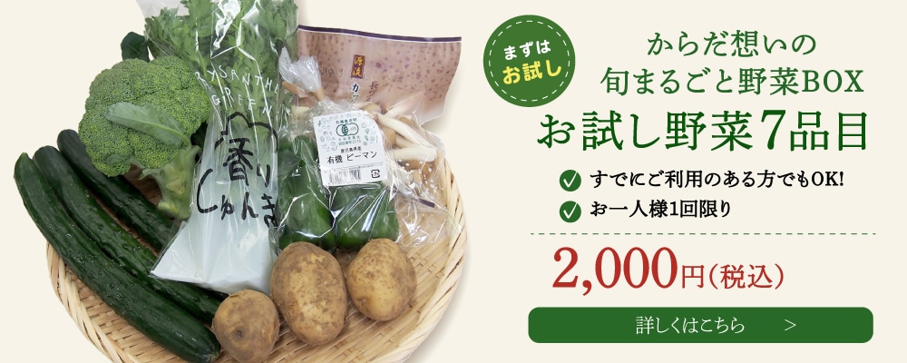 お試し7品目