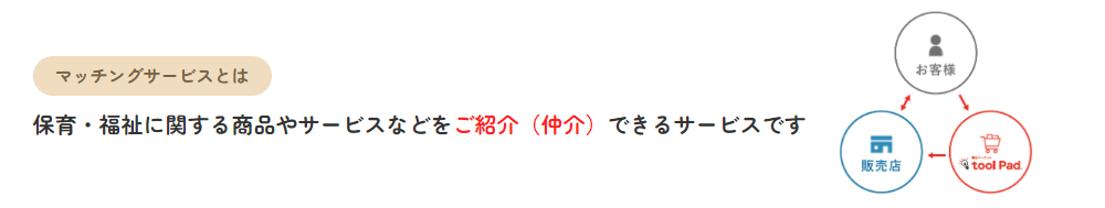 マッチングサービスについて