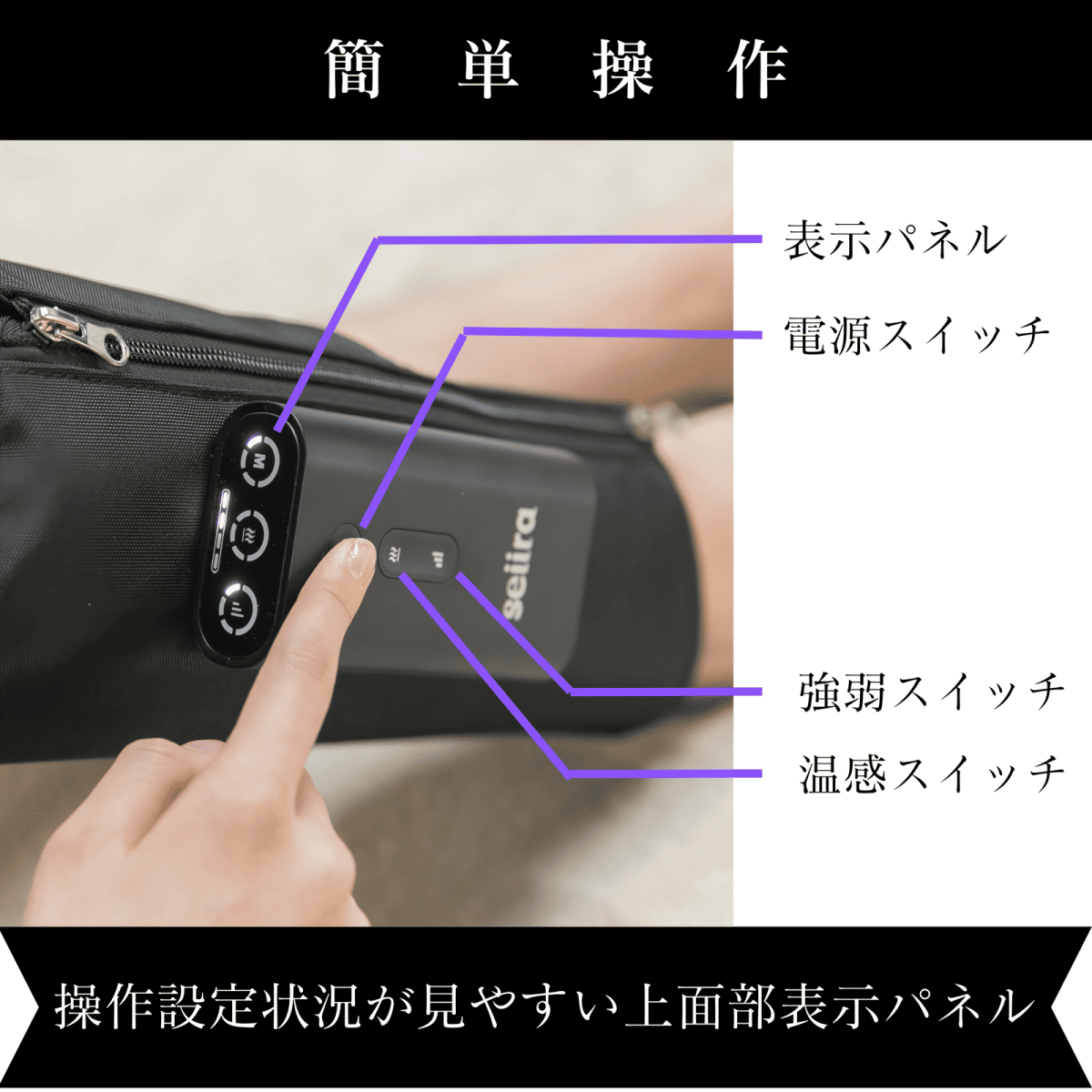 簡単操作