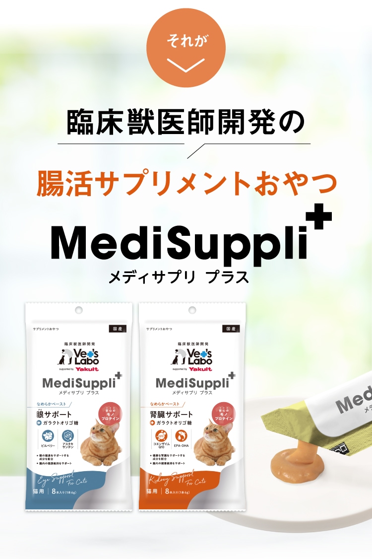 獣医師開発のメディサプリプラス猫用