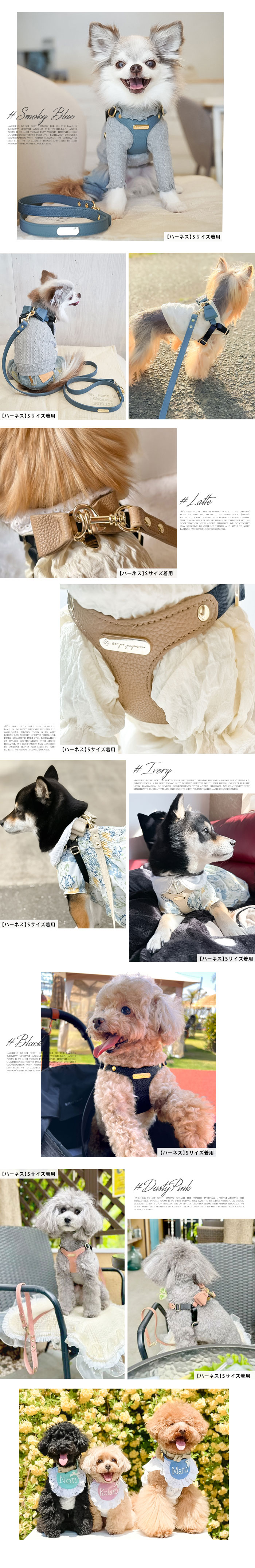 リボンハーネス 犬 ハーネス 胸パッド付き 胴輪 メッシュ