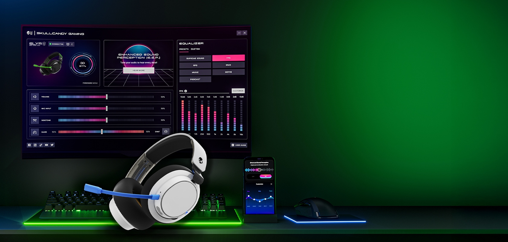 ヘッドホン skullcandy slyr pro wireless white Skullcandy SLYR pro Wireless White Blue ワイヤレス ヘッドホン