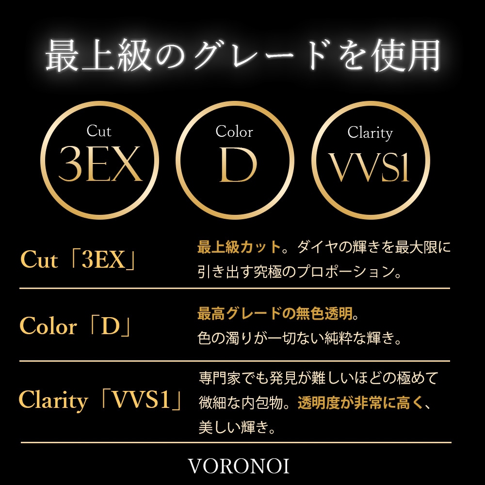 ラボグロウン ダイヤモンド ピアス 2ct - tsubomi -｜K18/Pt950