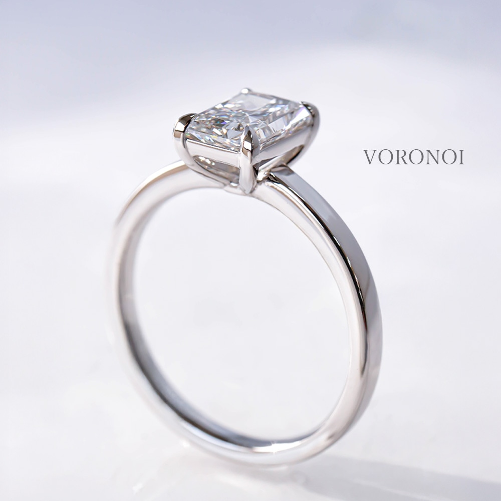 ダイヤモンドリング0.526ct pt900 ラディアントカット プラチナ11号 1.2ct ダイヤモンド リング プラチナ Pt900 ラディアン カット Kカラー