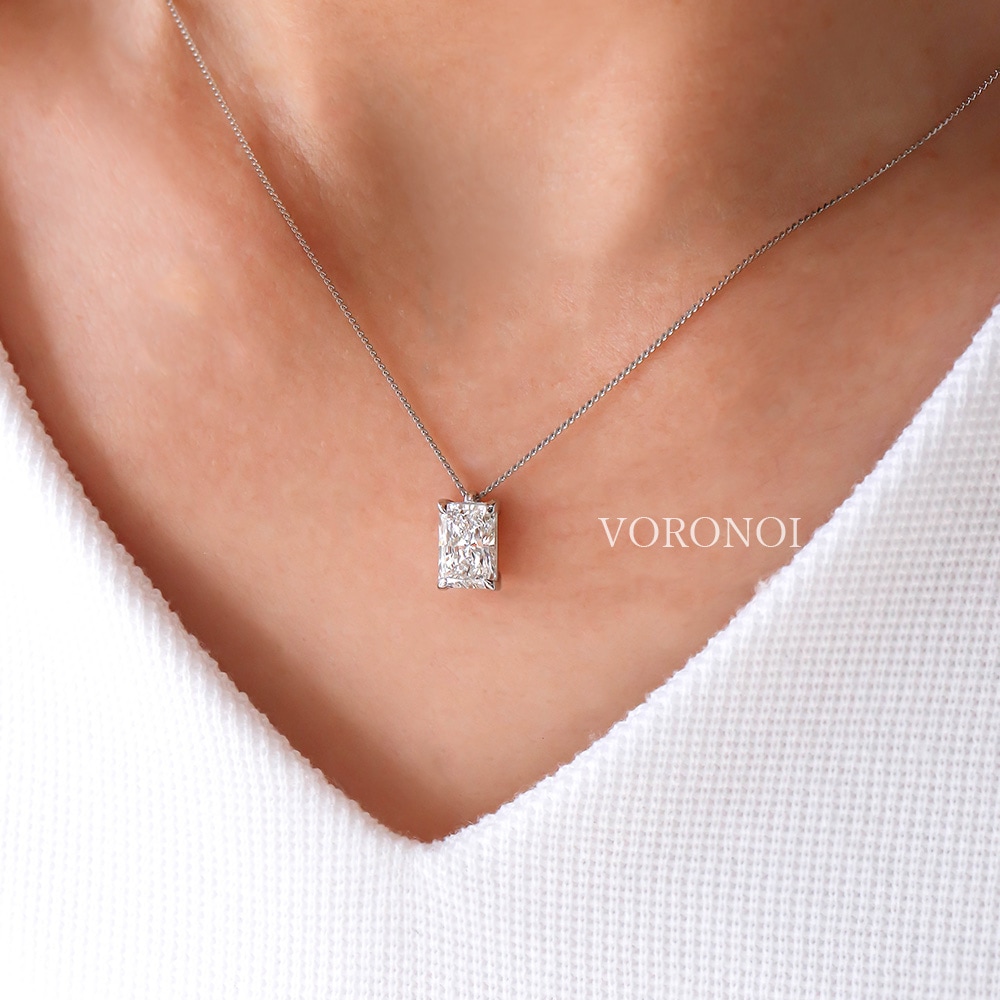 PT950ラウンドカットCZ １カラットネックレス PT950ラウンドカットCZ 1カラットネックレス