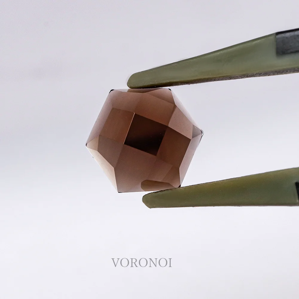 MINAMO ハニカム 天然石 フリーサイズリング K18｜うるうる煌めく六