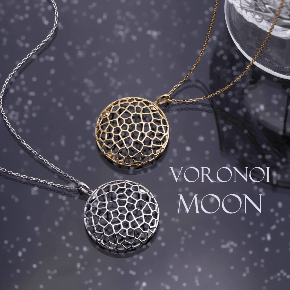 VORONOI MOON necklace