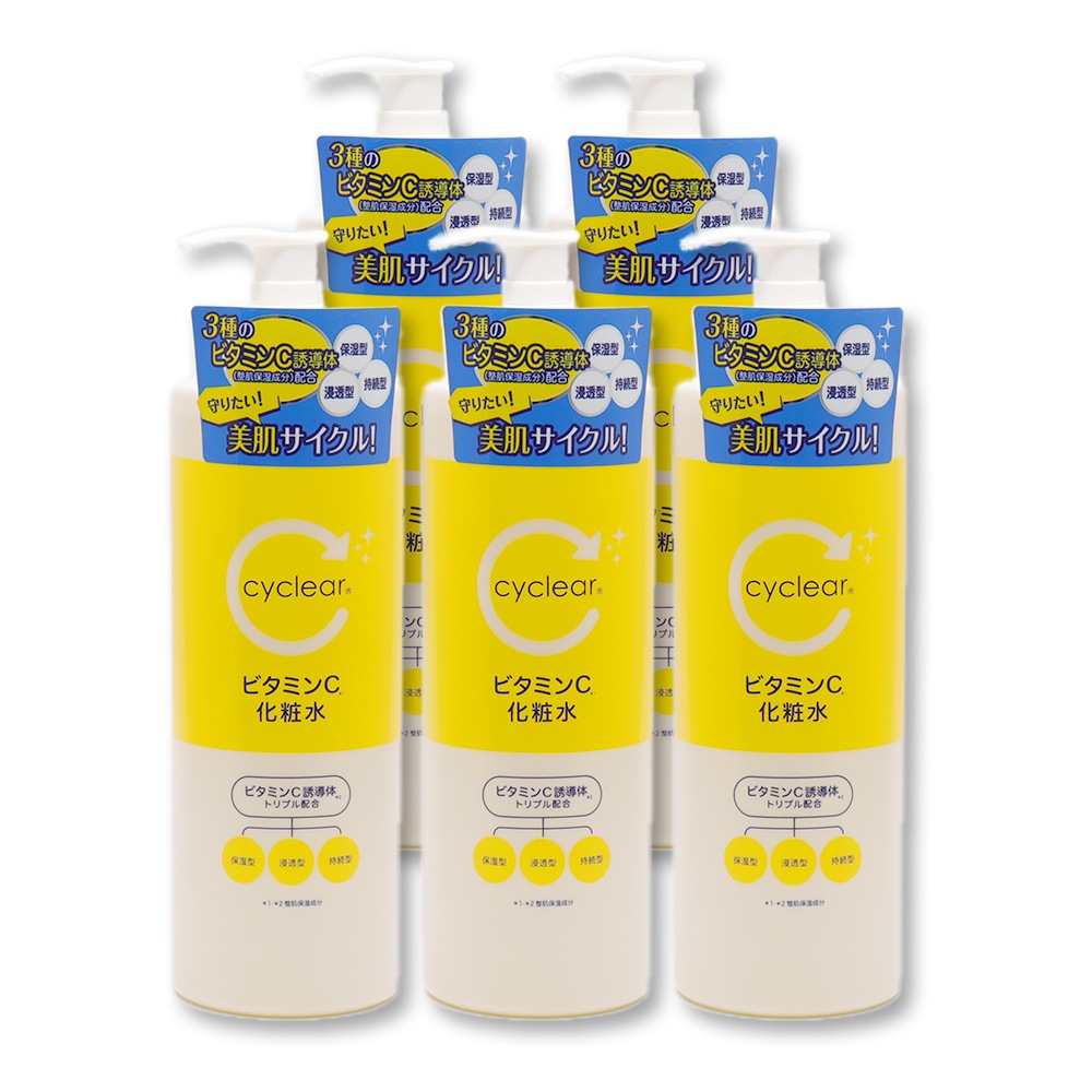 ビタミンC誘導体 化粧水 500ml ×5個 ビタミンＣ 柑橘系の香り 毛穴ケア