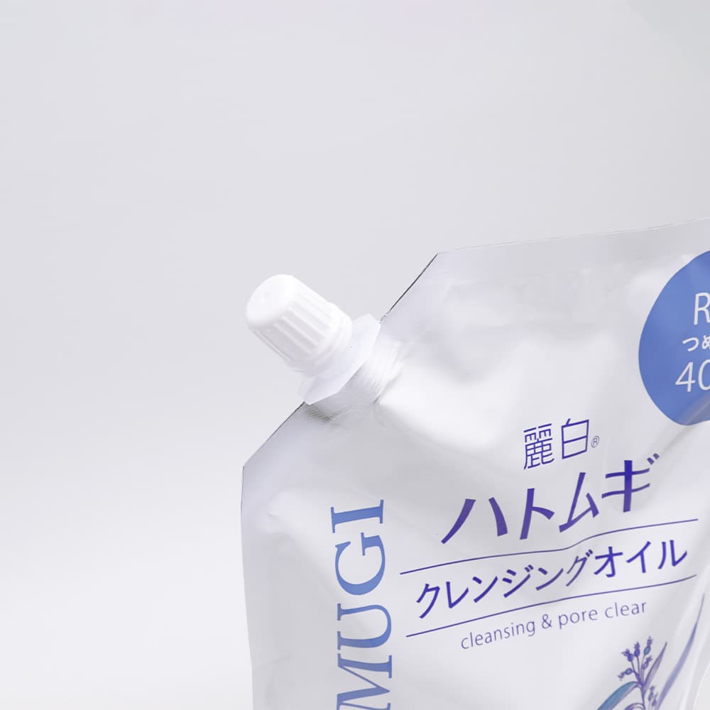 麗白 ハトムギ クレンジングオイル つめかえ用 400ml ×10個 天然