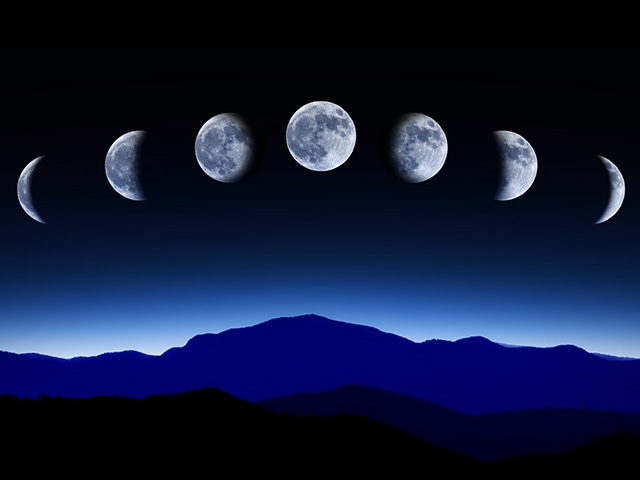 〜 New moon & Full moon Music 〜　新月・満月にアンカリングする楽曲を毎月リリース イメージ図