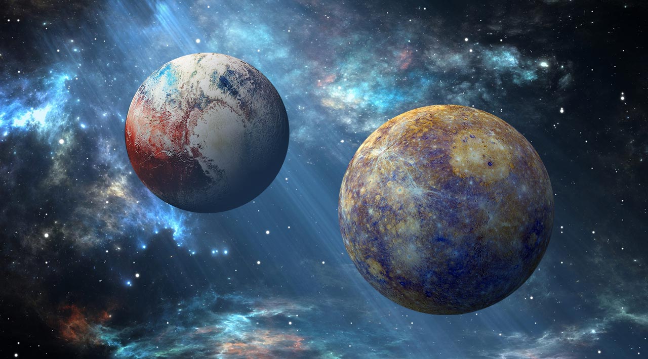 水星＆冥王星の惑星周波数が逆行の影響をゼロに イメージ図
