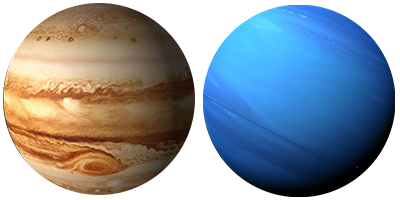 浄化パワーを桁違いに広げる木星＆海王星 イメージ図
