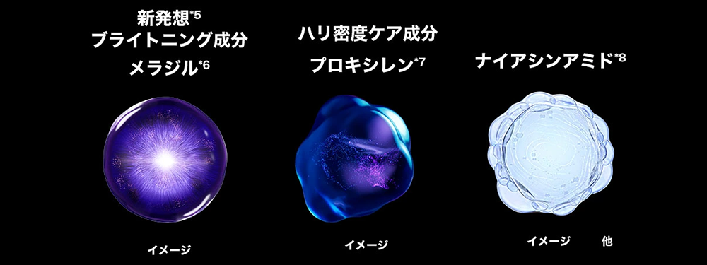 「立体ブライトニング処方」ハリと肌濁りに同時アプローチ