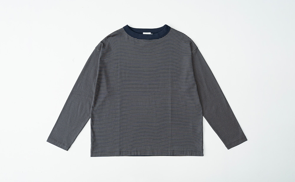 BOTTLE NECK L/S T-SHIRT