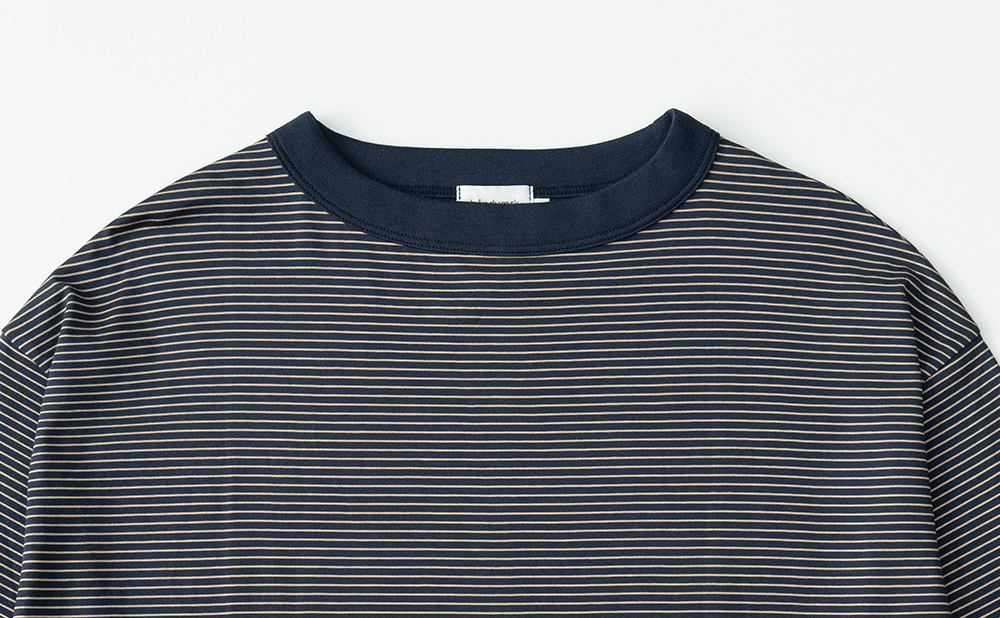 BOTTLE NECK L/S T-SHIRT