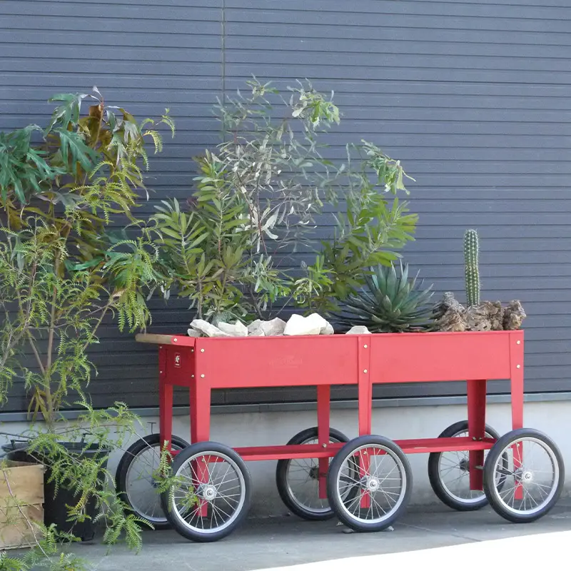 an example image of wheels in use outdoors
