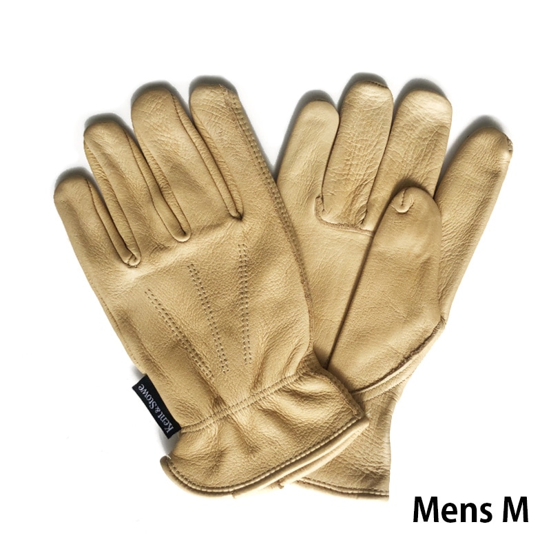 Luxury Leather Water Resistant Gloves Mens Medium