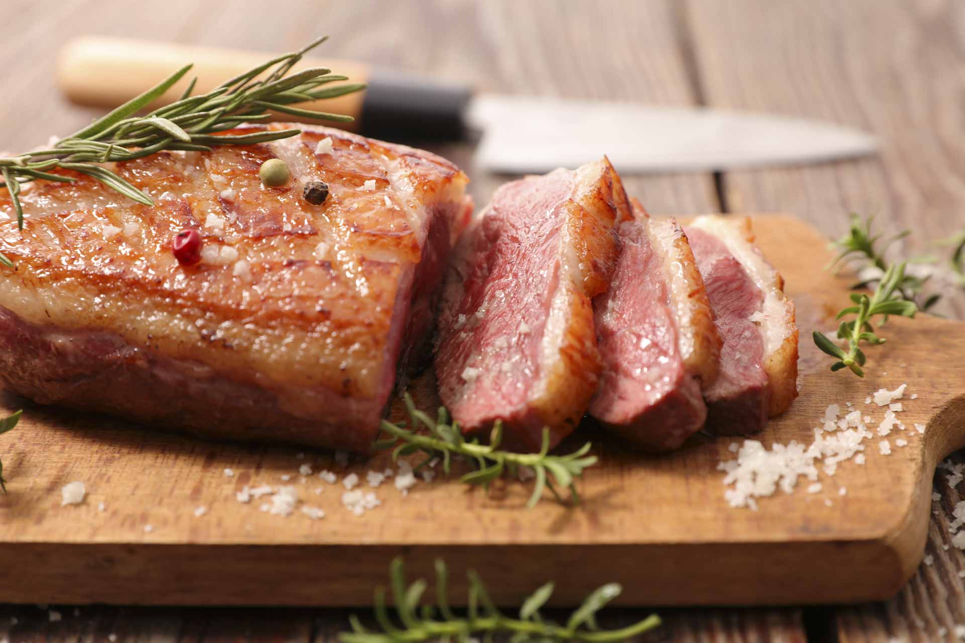 マリアージュ例２：鴨のロースト