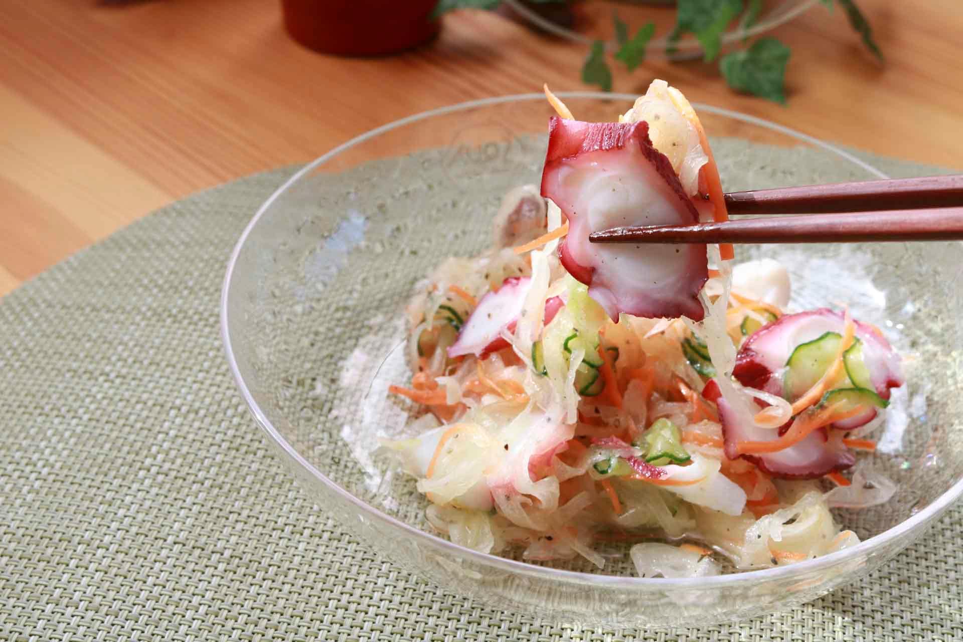 マリアージュ例１：タコのマリネ