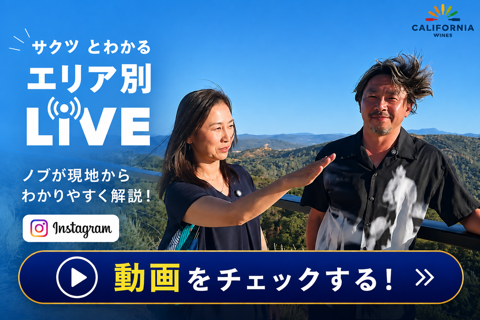 カリフォルニアワイン 現地解説動画