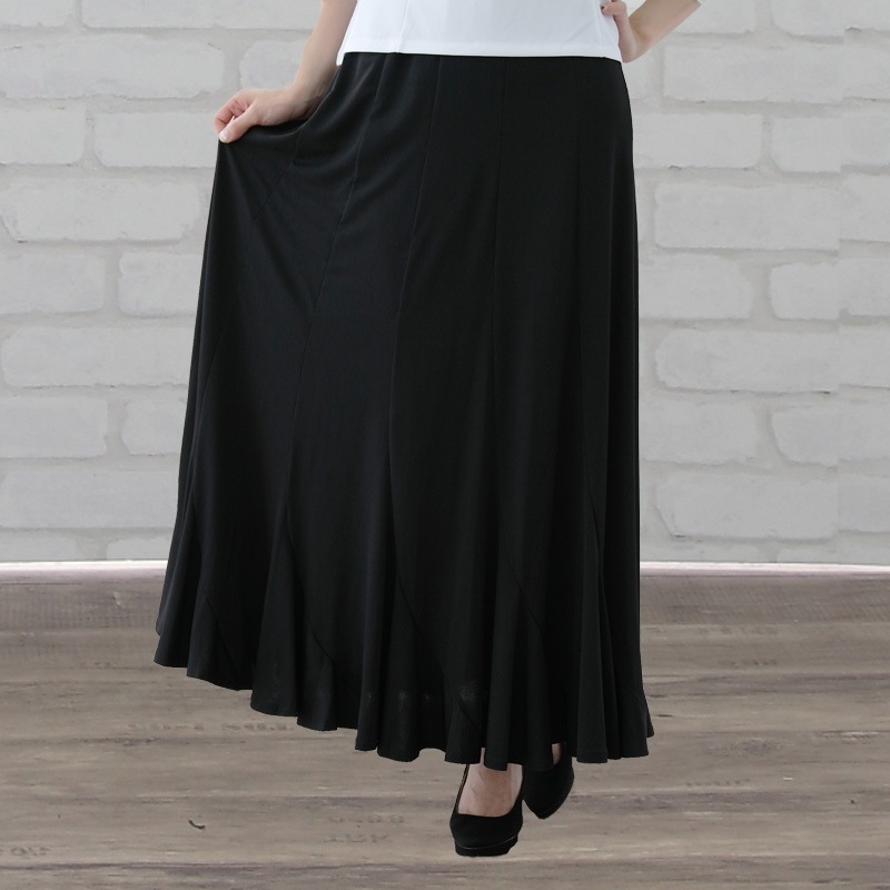 社交ダンスエスカルゴロングスカート(新品) 社交ダンス衣装・ドレス・コーラス衣装販売のウイング/コーラス（合唱