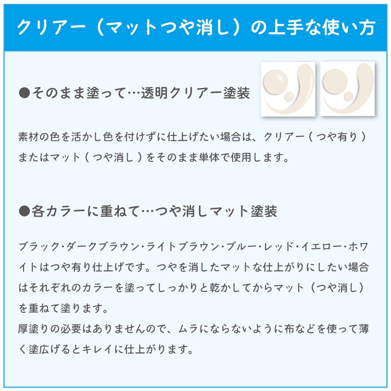 革職人水性皮革用補修液のクリヤー２タイプの上手な使い方