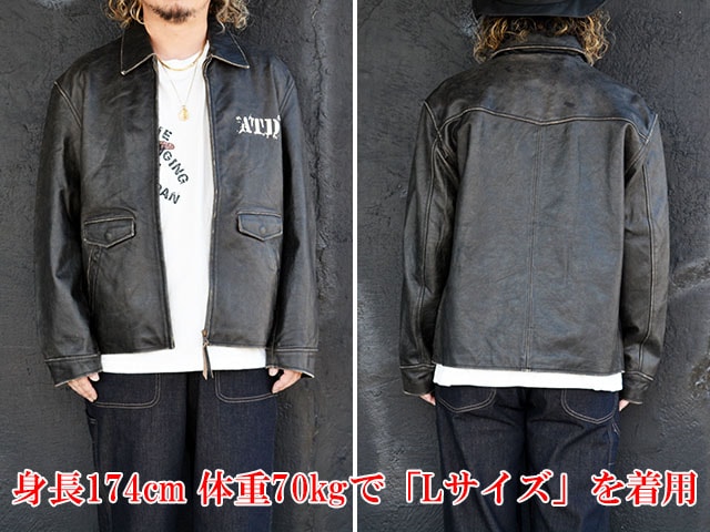 AT-DIRTY/アットダーティー】2026AW「Club Leather Jacket/クラブ