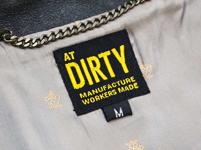 AT-DIRTY/アットダーティー】2026AW「Club Leather Jacket/クラブ
