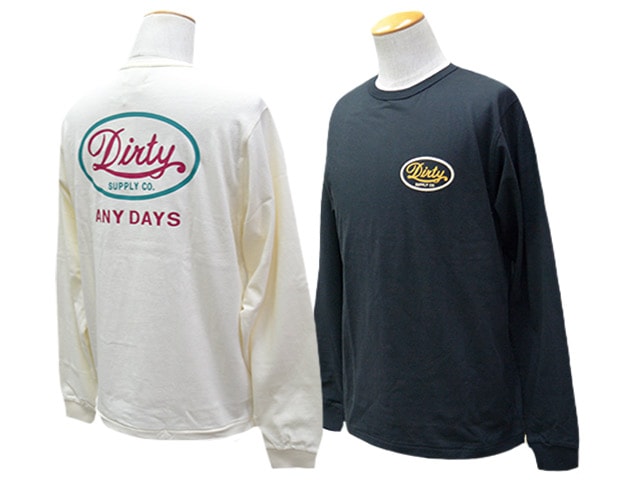 全2色【AT-DIRTY/アットダーティー】2026AW「Any Days L/S Tee/エニー