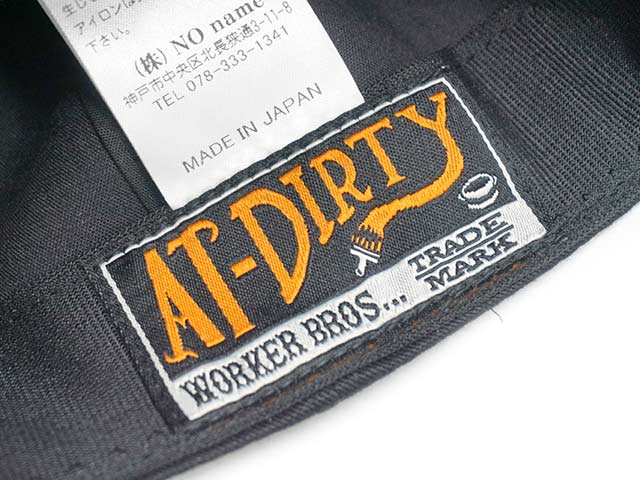 全3色【AT-DIRTY/アットダーティー】2023SS「Any Days Trackers Cap/エニーデイズトラッカーキャップ」(NO  NAME/ノーネーム/DRESS HIPPY/ドレスヒッピー/神戸/アメカジ/ハーレー/バイカー/バイク/ホットロッド/WOLF